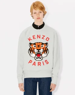 Discount Sudadera unisex oversize bordada ' Lucky Tiger' Mujer/Hombre Sudaderas y Hoodies|Novedades