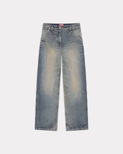 Best Vaqueros baggy de tejido denim japonés Mujer Denim|Pantalones y Shorts