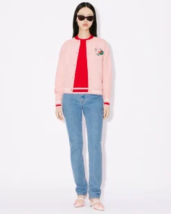 Online Vaqueros rectos cropped ASAGAO con bordado 'Year of the Dragon' Mujer Denim|Pantalones y Shorts