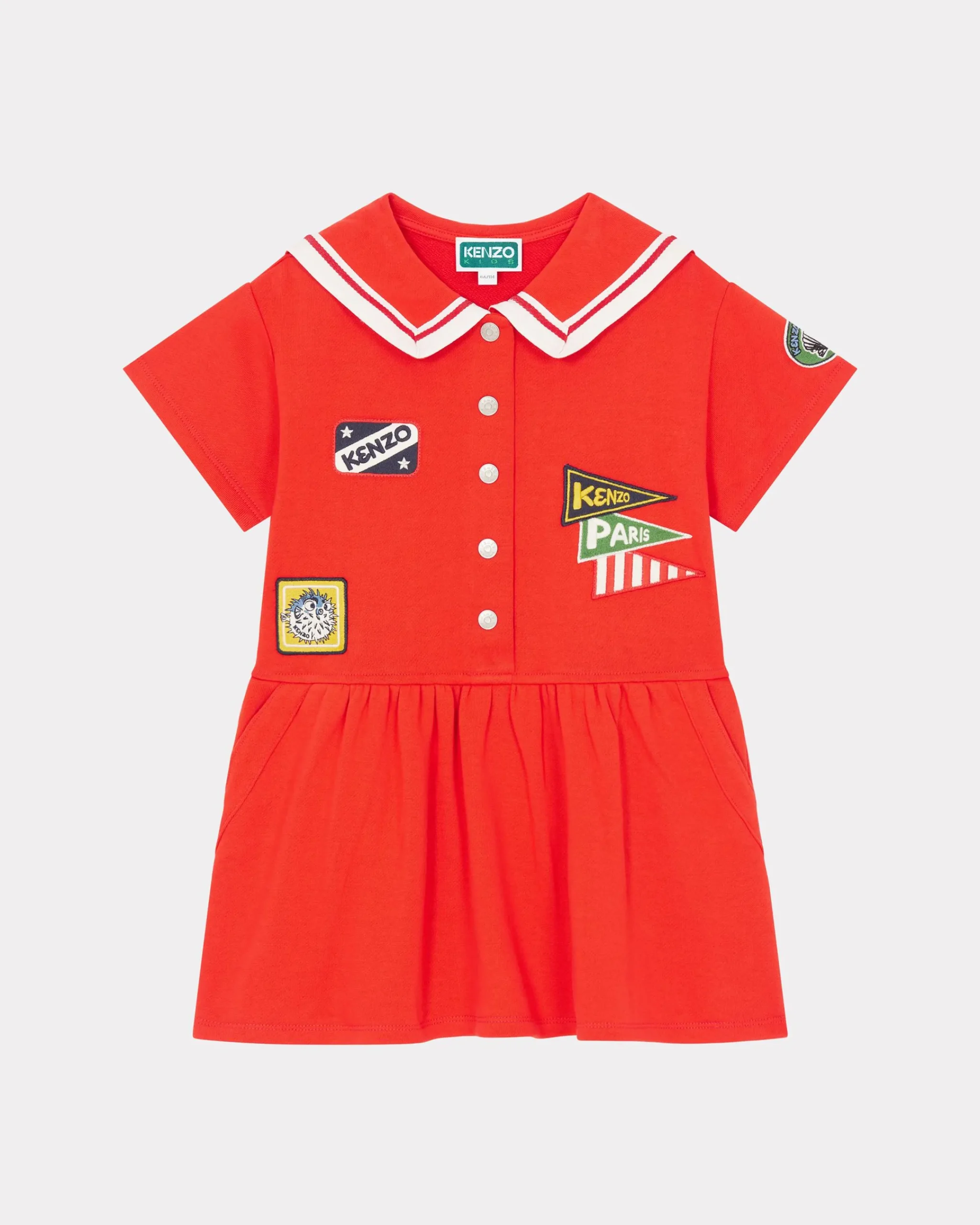 Clearance Vestido bordado de manga corta 'Sailor' Niñas (3-12 años)