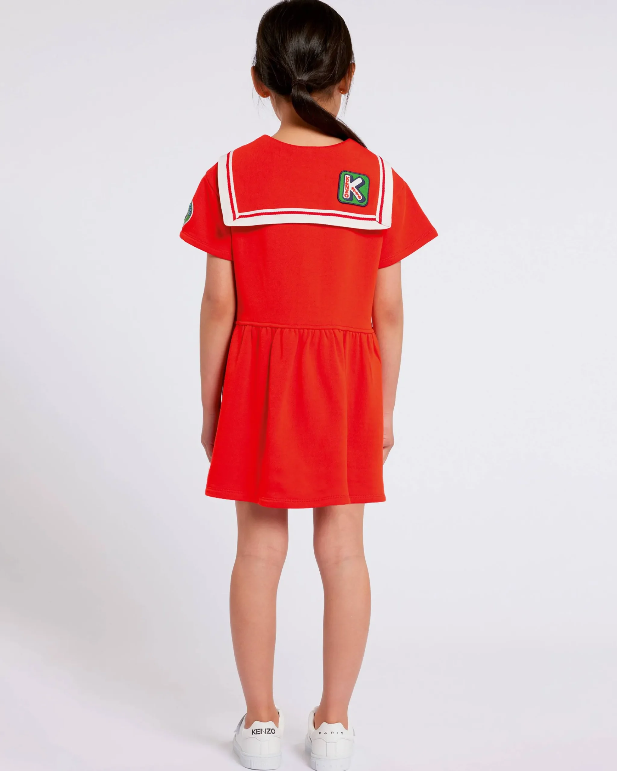 Clearance Vestido bordado de manga corta 'Sailor' Niñas (3-12 años)
