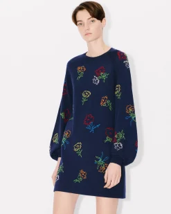 Flash Sale Vestido bordado ' Drawn Flowers' Mujer Vestidos y Faldas|Novedades
