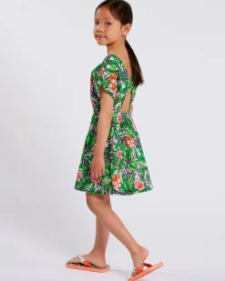 Flash Sale Vestido con bordado ingl&eacute;s 'Flower' Niñas (3-12 años)