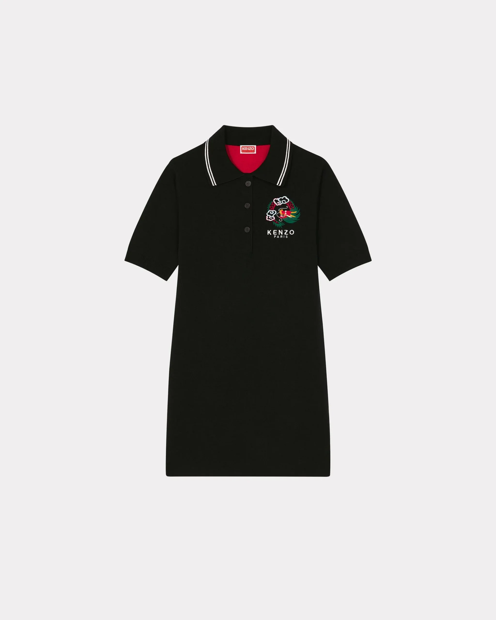 Clearance Vestido tipo polo bordado ‘Year of the Dragon’ Mujer Vestidos y Faldas