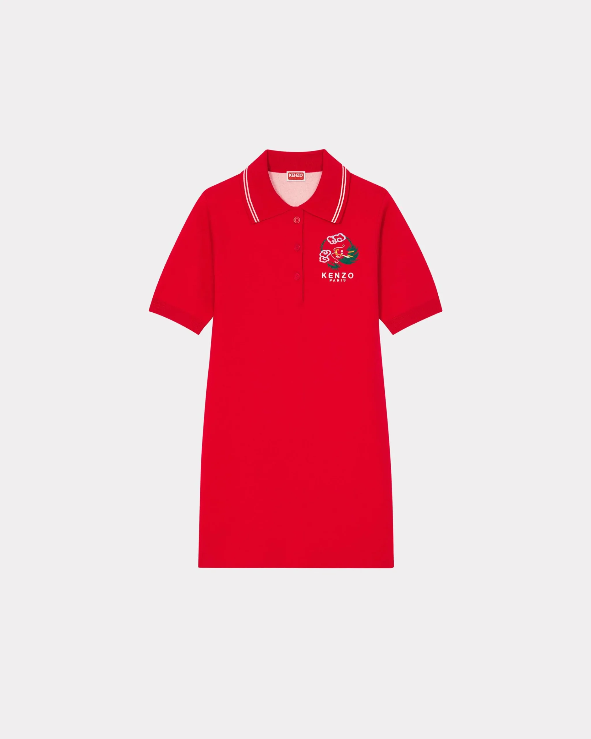 Clearance Vestido tipo polo bordado ‘Year of the Dragon’ Mujer Vestidos y Faldas